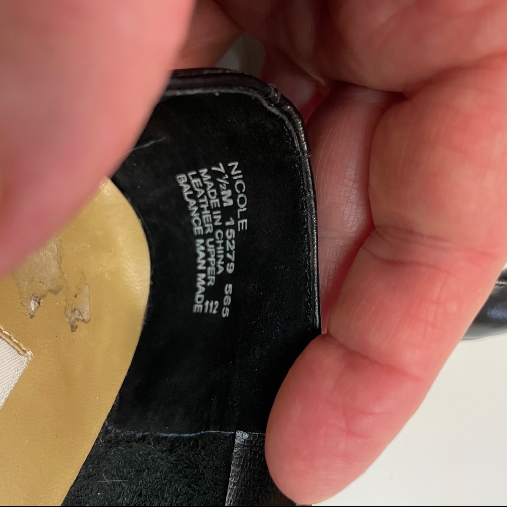 Carriage Court Leather Upper Checkerboard Loafers - Picture 4 of 5